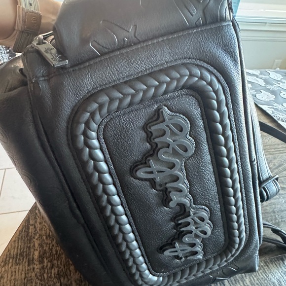 Itzy Ritzy Embossed Black mini Backpack Like New - Picture 5 of 10